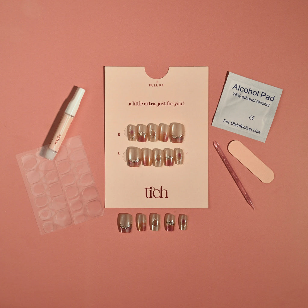 Enna | Premium Press On Nails | Glossy Square Shape