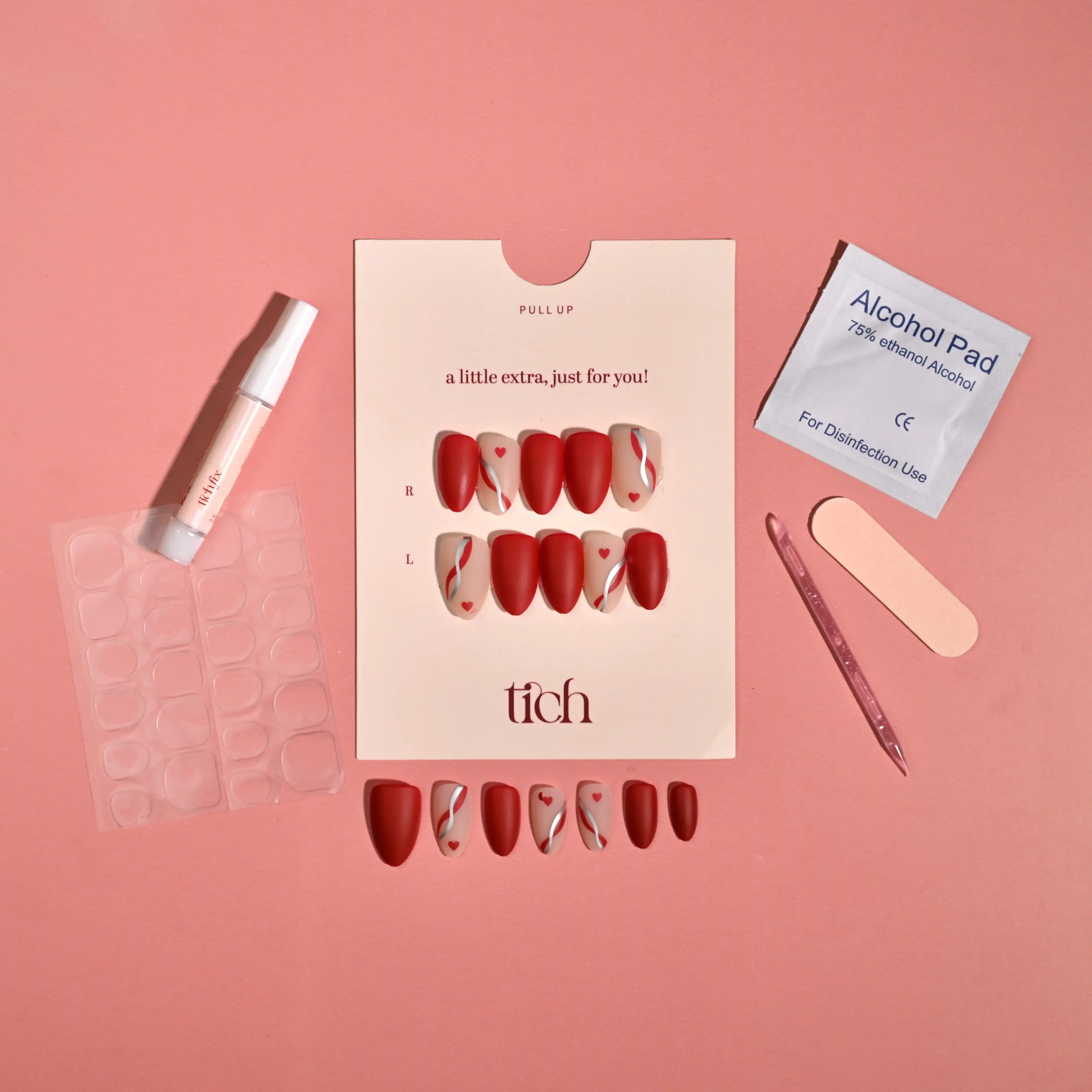 Silly Love | Premium Press On Nails | Matt Almond Shape