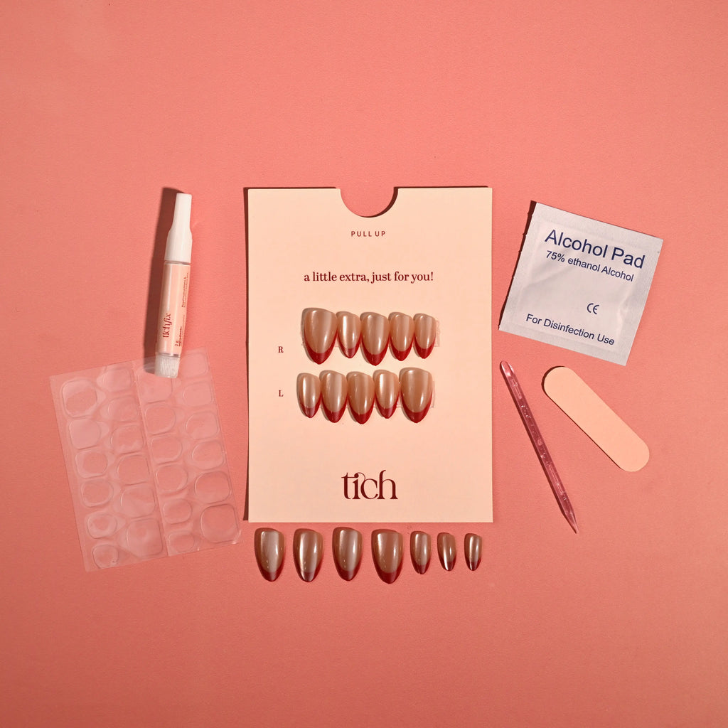 Love Lights | Premium Press On Nails | Glossy Almond Shape