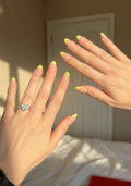Candy French | Premium Press On Nails | Glossy Almond Shape