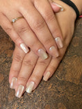 Glazed Donut | Premium Press On Nails | Glossy Glazed Square Shape