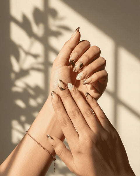 Pataka | Premium Press On Nails | Glossy Almond Shape