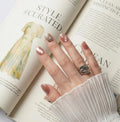 Pink Aurora | Premium Press on nails | Square